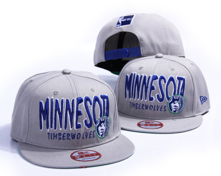 NBA Minnesota Timberwolves NE Snapback Hat #02